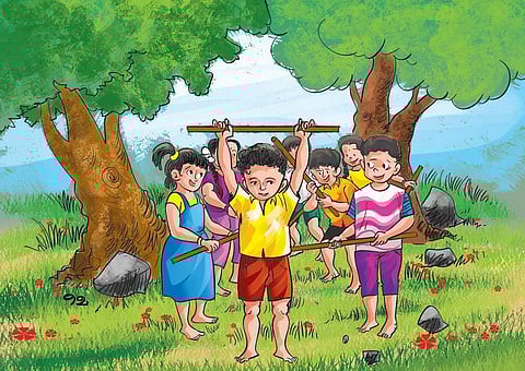 தினுசு தினுசா விளையாட்டு: கோ கோ குச்சிக்கோ!﻿