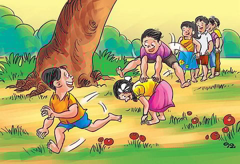 தினுசு தினுசா விளையாட்டு: தாண்டுவோமா பச்சைக் குதிரை?﻿