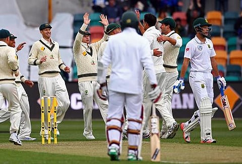 பிலாண்டரிடம் சிக்கிய ஆஸ்திரேலியா 85 ரன்களுக்குச் சுருண்டது: தென் ஆப்பிரிக்கா 171/5