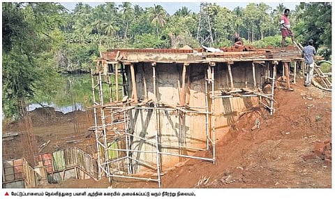 துரித வேகத்தில் தொண்டாமுத்தூர் - பவானி கூட்டுக் குடிநீர்த் திட்டப் பணிகள்﻿