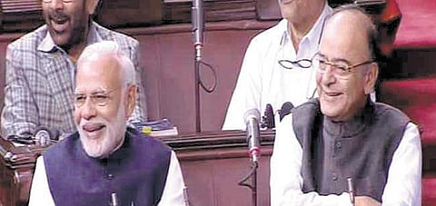 மோடியை சிரிக்க வைத்த சமாஜ்வாதி எம்பி﻿