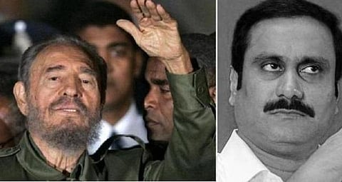 உலக நாடுகளின் வழிகாட்டி காஸ்ட்ரோ: அன்புமணி