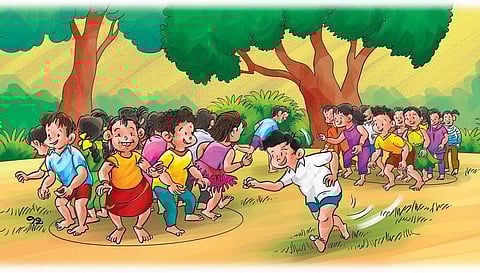 தினுசு தினுசா விளையாட்டு: இந்த வட்டம், அந்த வட்டம்!