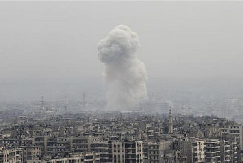 அலெப்போவில் கிளர்ச்சியாளர்கள் பகுதியில் சிரிய அரசுப் படை கடும் தாக்குதல்