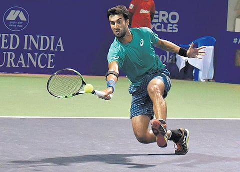 சென்னை ஓபன் டென்னிஸ் போட்டி: ராம்குமாரை எளிதாக வீழ்த்தினார் யூகி பாம்ப்ரி- மரின் சிலிச் இன்று களமிறங்குகிறார்