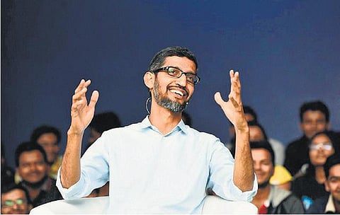 அனைவருக்கும் டிஜிட்டல் சேவை ஸ்மார்ட்போன் விலை குறைந்தால் மட்டுமே சாத்தியம்: சுந்தர் பிச்சை கருத்து﻿