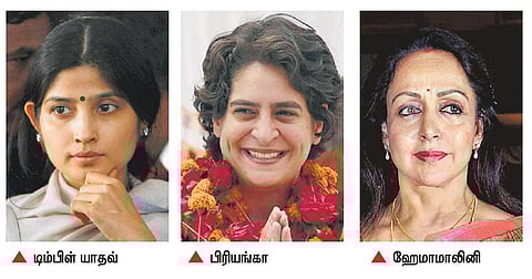 உ.பி. தேர்தலில் அதிகரித்துள்ள பெண் நட்சத்திர பிரச்சாரகர்கள்﻿