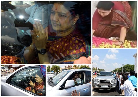 பேசும் படம்: சரணடையும் முன் சபதமேற்ற சசிகலா!