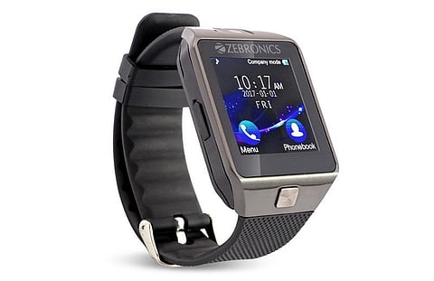 மைக்ரோ சிம் வசதி கொண்ட ஜீப்ரானிக்ஸின் ஸ்மார்ட்வாட்ச் இந்தியாவில் அறிமுகம்