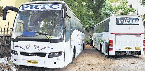 புதுச்சேரி - கோவை இடையே இயங்கிய வோல்வோ பேருந்து சேவை நிறுத்தம்