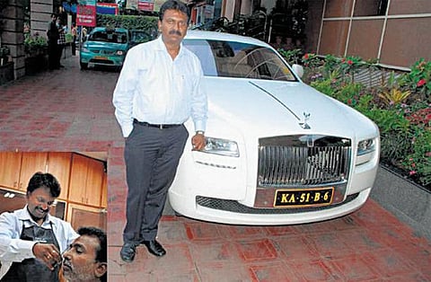 முடி திருத்தும் தொழிலாளிக்கு 150 கார்கள்: ரூ.3.2 கோடிக்கு வெளிநாட்டு சொகுசு காரும் வைத்துள்ளார்