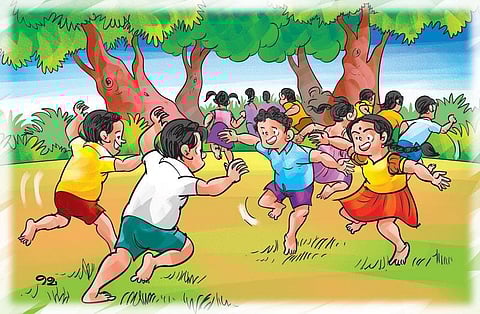 தினுசு தினுசா விளையாட்டு: கோழிக் குஞ்சைத் தூக்கி வா!﻿