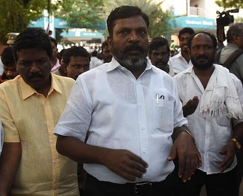 ஆர்.கே.நகரில் போட்டியிட மார்க்சிஸ்ட் விருப்பம்?﻿ - ஜி.ராமகிருஷ்ணனுடன் திருமாவளவன் சந்திப்பு﻿