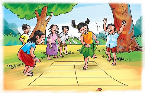 தினுசு தினுசா விளையாட்டு: பாண்டியாட்டம்!