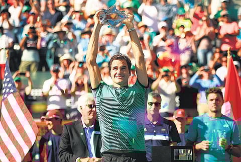 பிஎன்பி பரிபாஸ் ஓபன்: பட்டம் வென்றார் பெடரர்