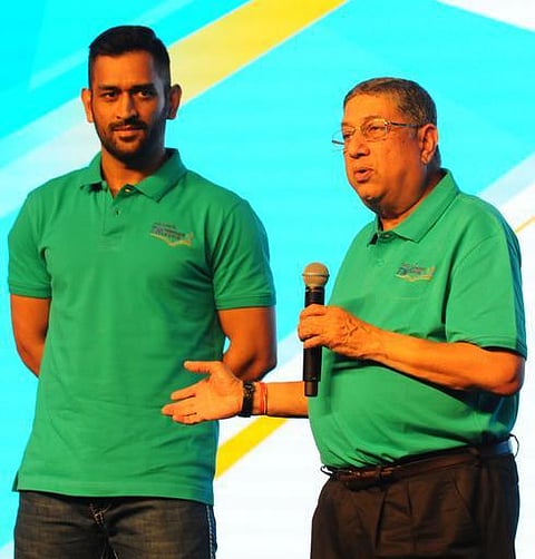 மீண்டும் தோனி தலைமையில் சென்னை சூப்பர் கிங்ஸ் களமிறங்கும்: என்.சீனிவாசன் நம்பிக்கை