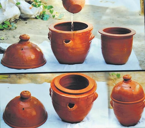 வெயிலுக்கு இதம் தரும் ‘மண் ஃபிரிட்ஜ்’﻿