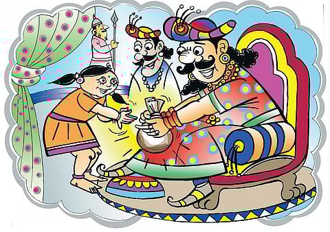 சித்திரக்கதை: மன்னர் மனதை மாற்றிய புதிர்!