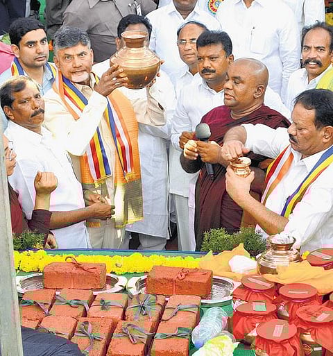 ஆந்திராவில் அம்பேத்கருக்கு 125 அடி உயர சிலை﻿