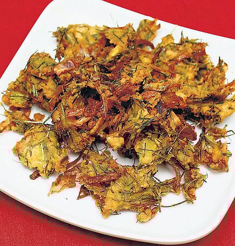 அருகம்புல் பக்கோடா