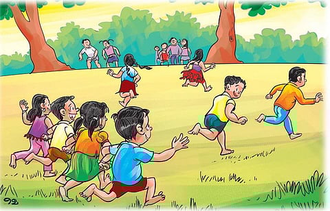 தினுசு தினுசா விளையாட்டு: சங்கிலிக் கட்டு!﻿