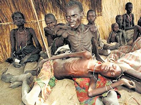 செயற்கை பஞ்சத்தால் சிக்கித் தவிக்கும் தெற்கு சூடான்﻿