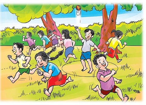 தினுசு தினுசா விளையாட்டு: ஓடாதே நில்!