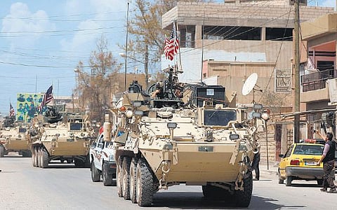 அமெரிக்க கூட்டுப் படையில் குழப்பம்﻿: சிரியாவில் துருக்கிக்கு எதிராக அமெரிக்க படைகள் குவிப்பு﻿