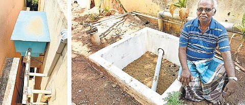 மழைநீர் சேமிப்பால் குடிநீர் பிரச்சினைக்கு நிரந்தர தீர்வு: நிலத்தடி நீர்மட்டத்தை அதிகரிக்கவும் வழிகாட்டுகிறார் ஓய்வுபெற்ற அதிகாரி