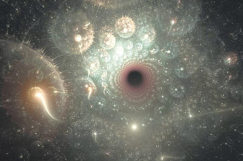 கல்லாதது பன்மையண்டம் அளவு!﻿