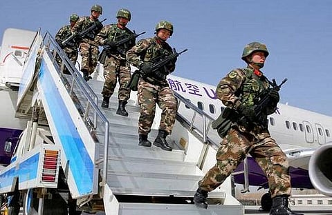 உலகம் முழுவதும்  ராணுவ தளங்களை சீனா  உருவாக்கும்: அமெரிக்கா எச்சரிக்கை