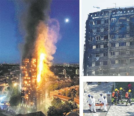 லண்டன் தீ விபத்தில் பலி எண்ணிக்கை 30 ஆனது﻿