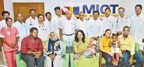 6 மாத குழந்தைக்கு கல்லீரல் மாற்று அறுவை சிகிச்சை﻿: சென்னை மியாட் மருத்துவமனை டாக்டர்கள் சாதனை﻿