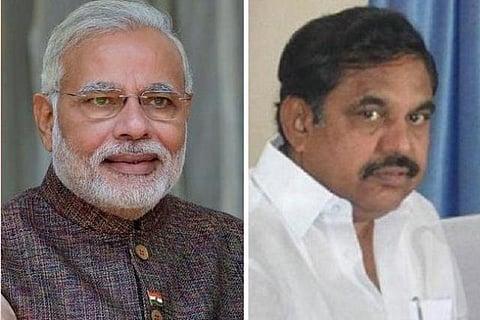 இலங்கை சிறையில் வாடும் 42 தமிழக மீனவர்களை விடுவிக்க நடவடிக்கை: பிரதமருக்கு முதல்வர் பழனிசாமி கோரிக்கை