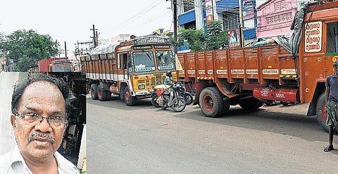 ஜிஎஸ்டியால் சரக்கு லாரிகள் ஓடவில்லை﻿: மதுரையில் தினமும் ரூ.3 கோடி வர்த்தகம் பாதிப்பு﻿