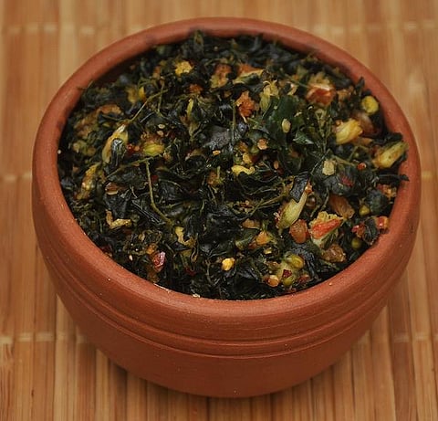 முருங்கைக் கீரை பொரியல்