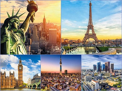 நியூயார்க்... பாரீஸ்... டோக்கியோ...