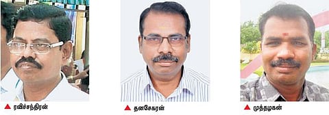 பெட்ரோல் பங்க் உரிமையாளரிடம் லஞ்சம்: ஆர்டிஓ, தாசில்தார், ஆர்ஐ கைது