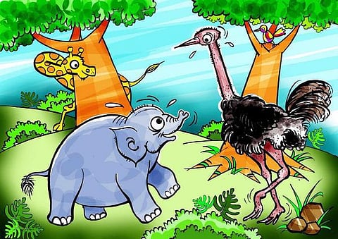 ருட்யார்டு கிப்ளிங் கதை: தும்பிக்கை வந்தது எப்படி?