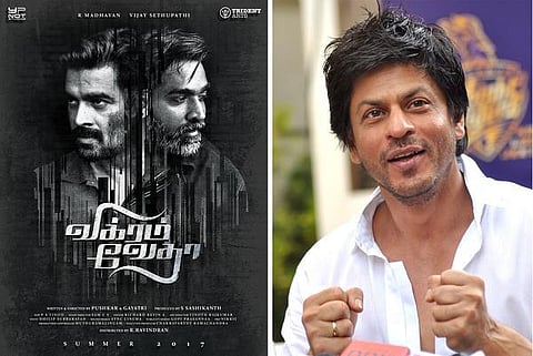 விக்ரம் வேதா இந்தி ரீமேக்கில் ஷாருக்கான்