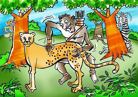 ருட்யார்ட் கிப்ளிங் கதை: சிறுத்தையின் உடலில் புள்ளிகள் தோன்றியது எப்படி?