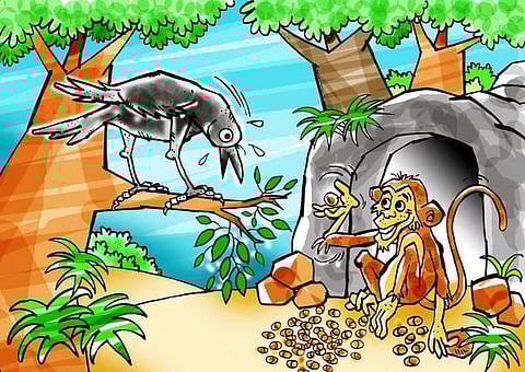 கதை: பெண் காகம் சொன்ன யோசனை