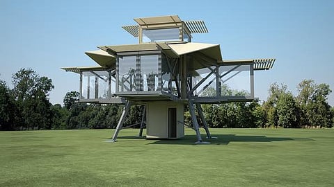 எட்டு நிமிடங்களில் ஒரு கட்டுமானம்