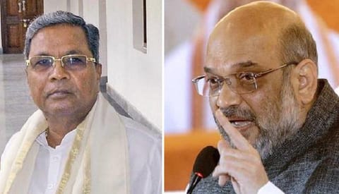 அமித் ஷா - சித்தராமையா கடும் மோதல்: கர்நாடக அரசியலில் இந்துத்துவா புயல்