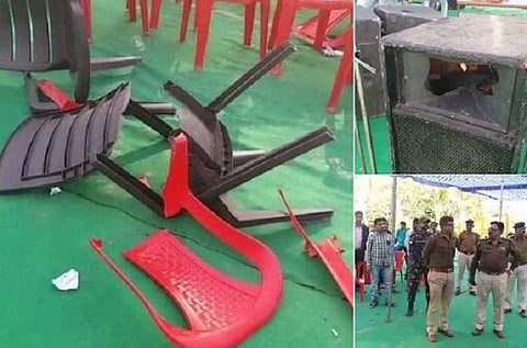 பத்மாவத் திரைப்பட பாடலுக்கு நடனமாடியதால் பள்ளிக்கூடத்தை தாக்கிய கர்னி சேனா அமைப்பினர்