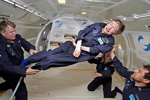 நட்சத்திரங்களுடன் பேசிய ஹாக்கிங்!