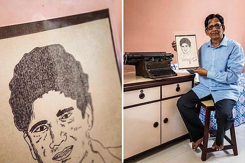 டைப்ரைட்டர் ஓவியம்!