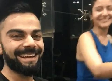 வைரலாகும் விராட் கோலி - அனுஷ்கா சர்மா உடற்பயிற்சி வீடியோ