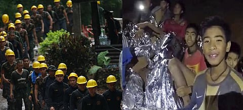 தாய்லாந்தில் குகையில் சிக்கியுள்ள சிறுவர்கள்:  குறைந்து வரும் ஆக்ஸிஜன்- மீட்க போராடிய வீரர் பலி