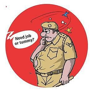 தொப்பையைக் குறைக்காவிட்டால் அபராதம்: கர்நாடக போலீஸ் ஏடிஜிபி உத்தரவு